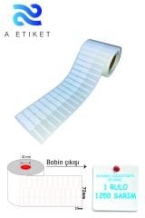 Kuyumcu Yüzük Etiketi 72x10mm PP Opak 1 Rulo 1250 Sarım