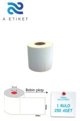 Termal Barkod Etiketi 100x150mm 1 Rulo 250 Sarım
