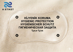 İç Çamaşırı Hijyen Etiketi (Şeffaf )