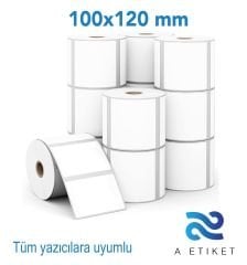 100X120 Termal Barkod Etiketi 400 Sarım