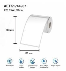 100X120 Termal Barkod Etiketi 400 Sarım
